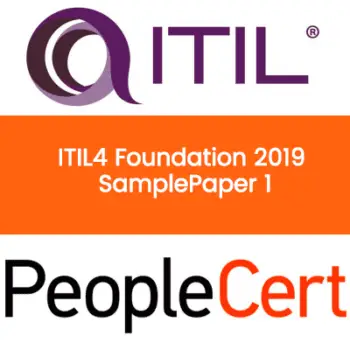 ITIL4 Foundation Sample 1